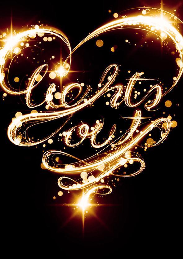 Create Light Painted Typography in Photoshop (2$)