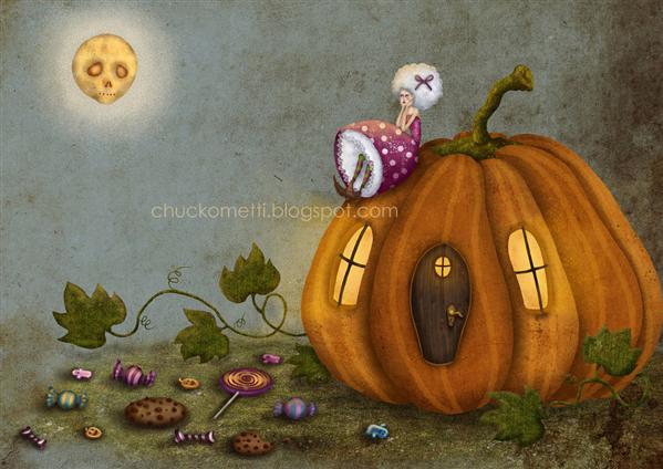 Pumpkin Queen by chuckometti photoshop resource collected by psd-dude.com from deviantart