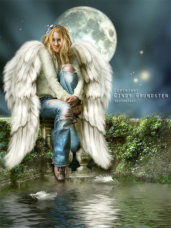 Do
you recognize an angel by Dezzan photoshop resource collected by psd-dude.com from deviantart