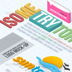 Isometric Photoshop Actions and Patterns psd-dude.com Resources