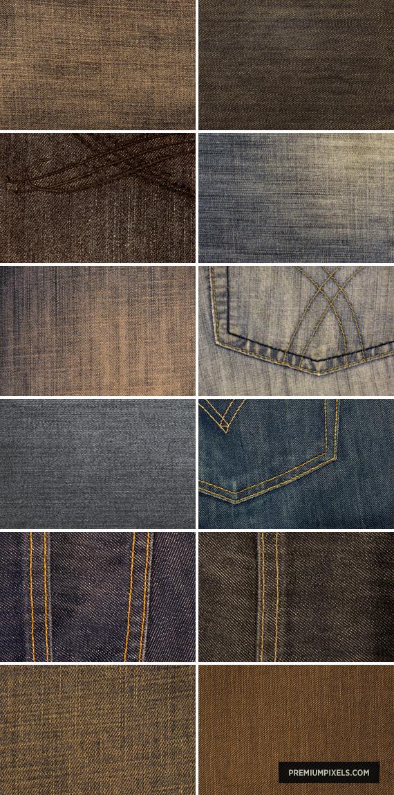 12 High Resolution Jeans Textures