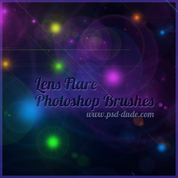 Lens Flare Photoshop Brushes
