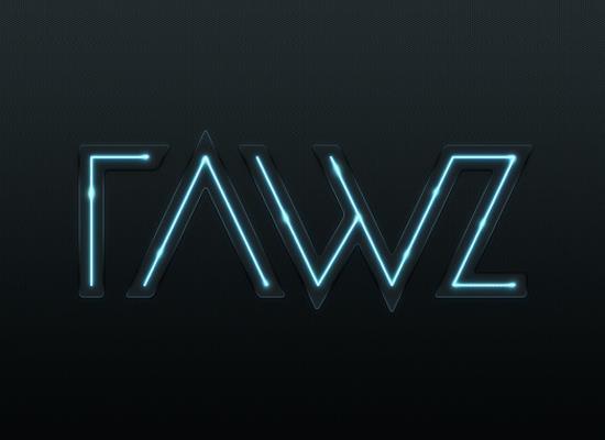 RAWZ Light Sci Fi Text Effect in Photoshop