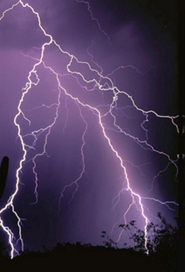 Lightning stock image