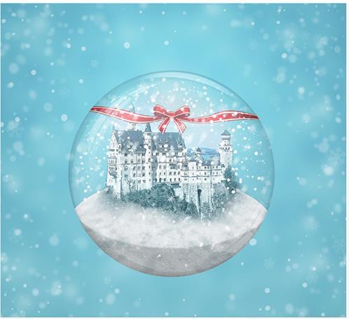 Create a Winter Snow Globe in Photoshop