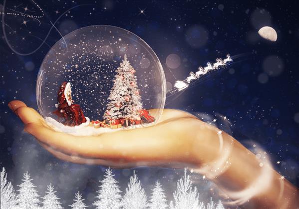 Create Fantasy Christmas Scene In Photoshop