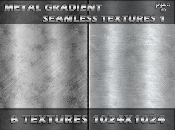 Metal gradient seamless texture pack