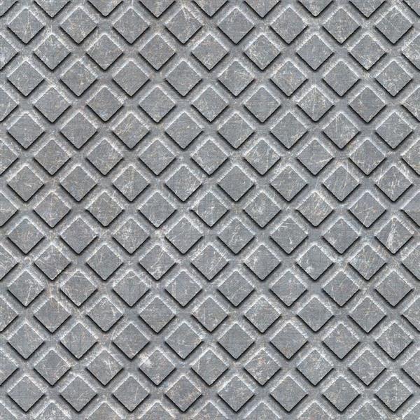 Seamless metal plate pattern