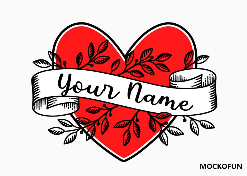 Name on Heart