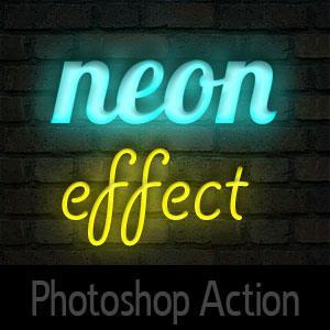 Photoshop Neon Styles and Neon PSD Mockups | PSDDude