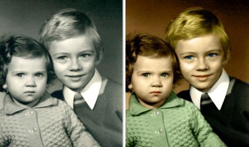 Add Color to Old Photograph Photo Restoration Tutorial