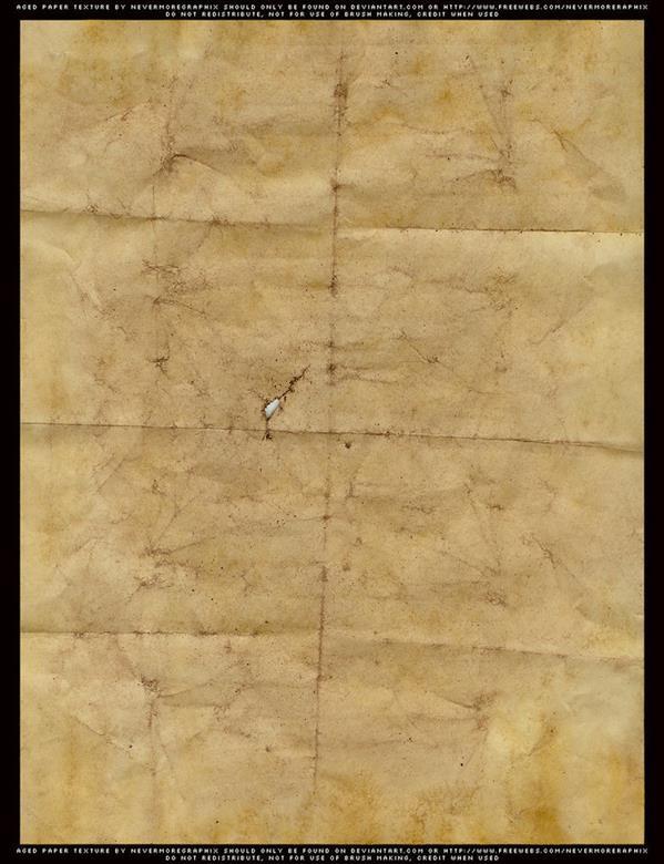 Old Folded Paper Texture