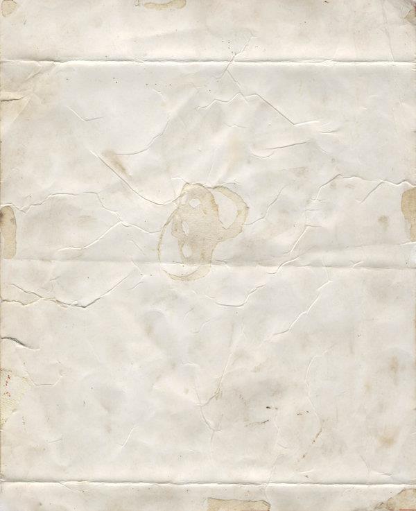 Vintage paper folded texture