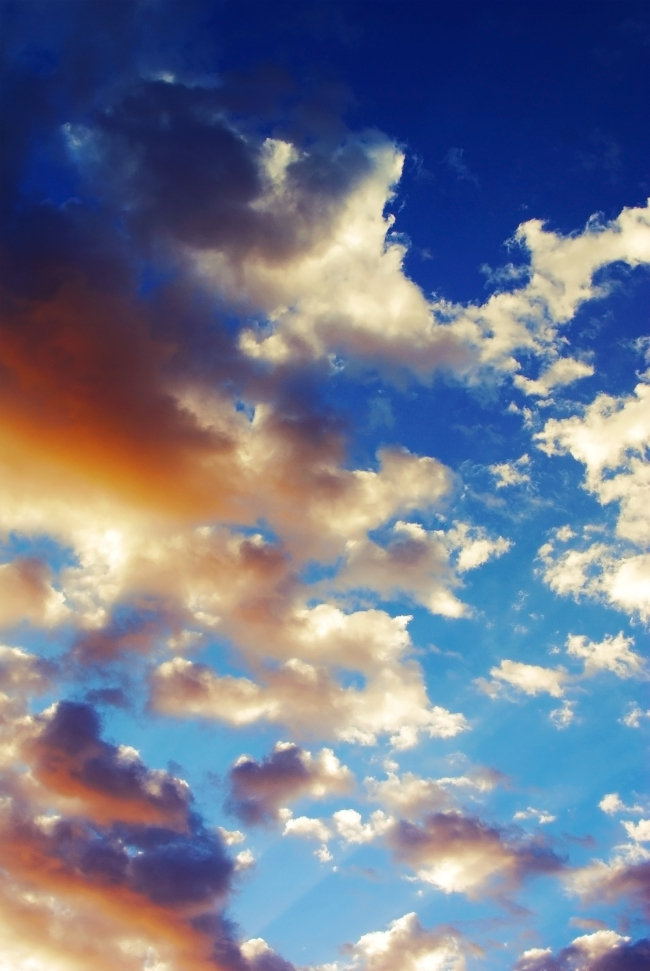 Dramatic Sky and Clouds Background Texture