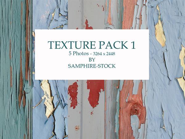 Cracked and Peels Wood Paint Texture Pack