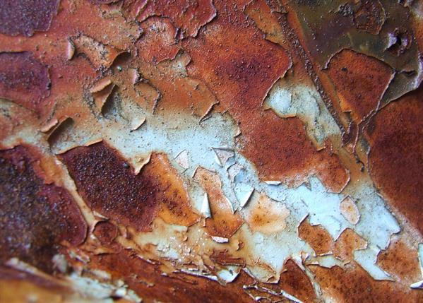 Peeled Rusty Background