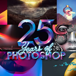 Adobe Photoshop Twenty Five Years Anniversary Infographic psd-dude.com Resources