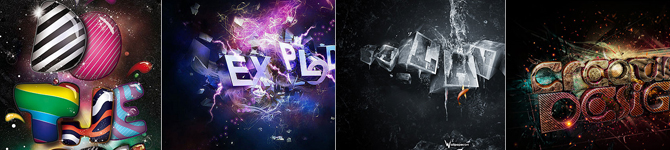 40 (fresh) Beautiful 3D Typography Designs For Inspiration