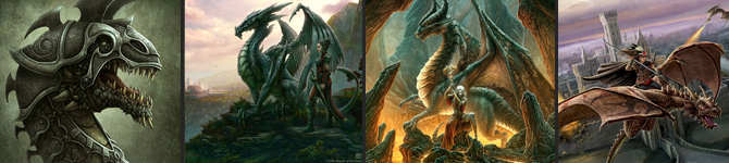 50 Digital Dragon Paintings