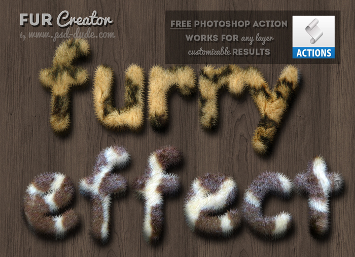 Fur Effect Photoshop