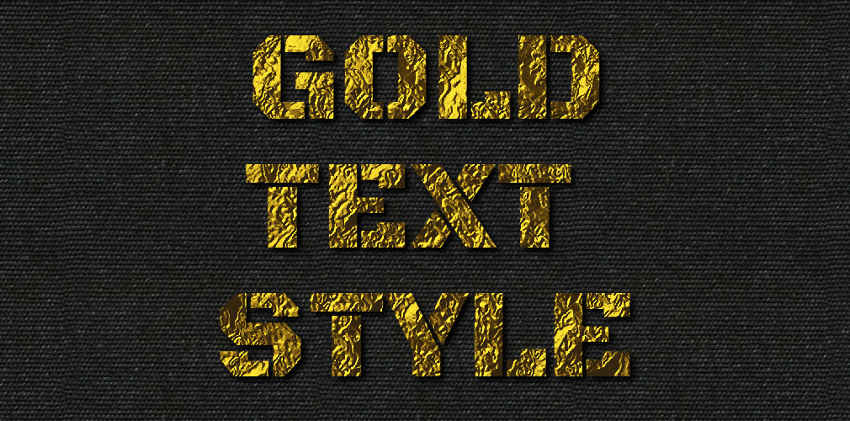 Gold Text Effect Psd File Psddude