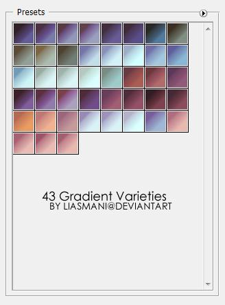 43
 Photoshop Gradient  by Liasmani photoshop resource collected by psd-dude.com from deviantart