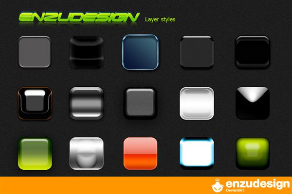 Style
 Pack enzudesign 2008 by badboythemer photoshop resource collected by psd-dude.com from deviantart