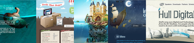 40 Brilliantly Illustrated Web Designs