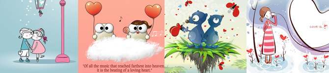 23 Sweet Wallpapers for Valentine`s Day