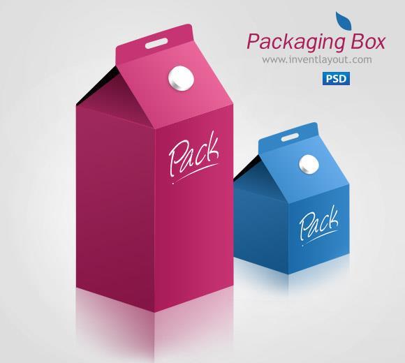 Product Box Packaging PSD