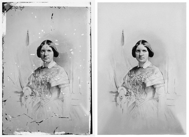 Repair Scratches and Tears from an Old Photo in Photoshop