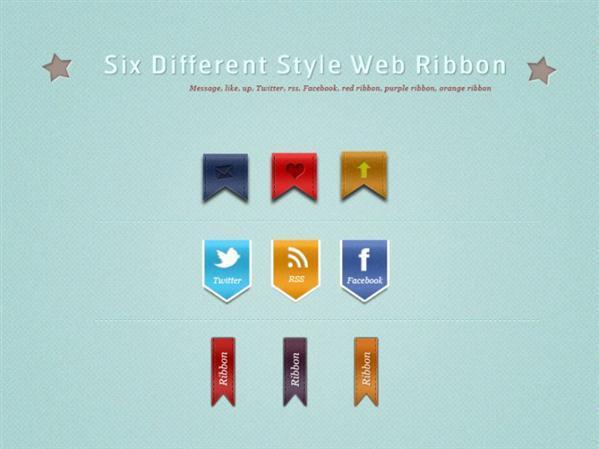 Stylish web ribbon