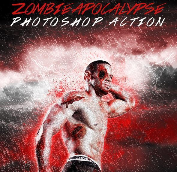 Zombie Apocalypse Photo Effect PS Action