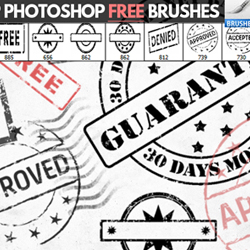 Rubber Stamp <span class='searchHighlight'>Brushes</span> for Photoshop psd-dude.com Resources