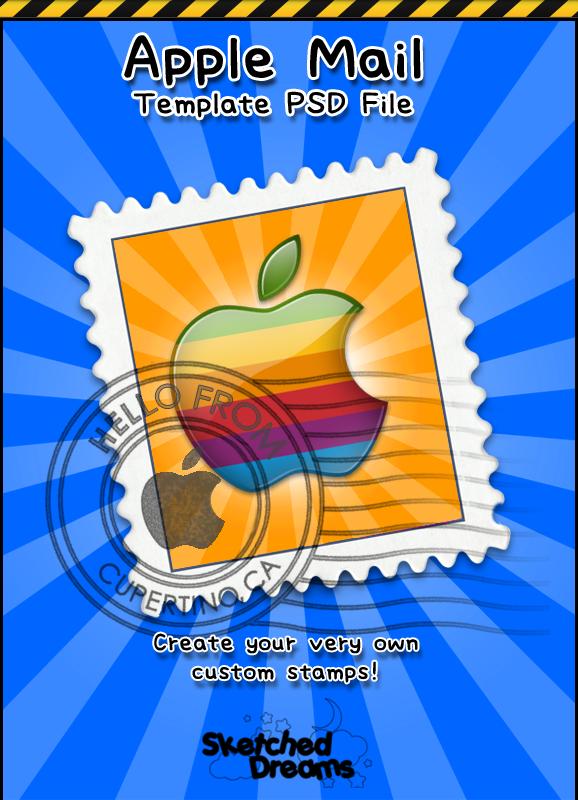 Apple Mail by sketched-dreams photoshop resource collected by psd-dude.com from deviantart