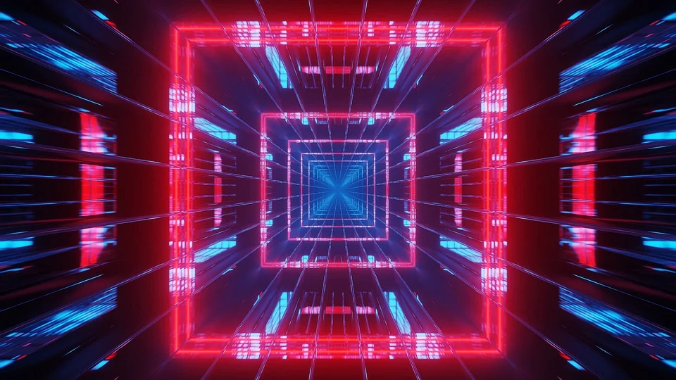 Neon Live Streaming Background