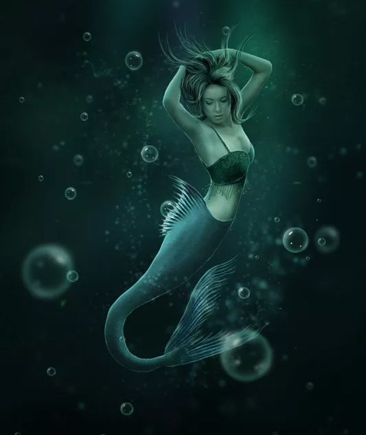 Create a Sea Mermaid in Photoshop