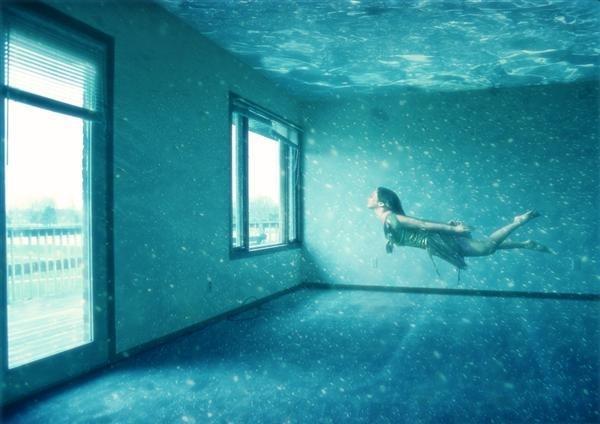 Underwater room photo manipulation tutorial