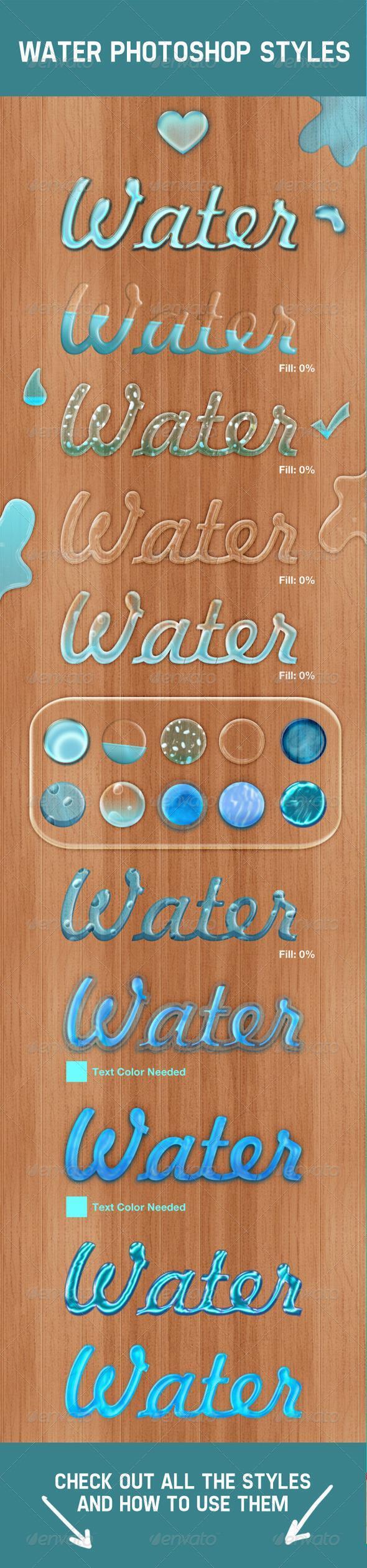 Water Photoshop Layer Styles