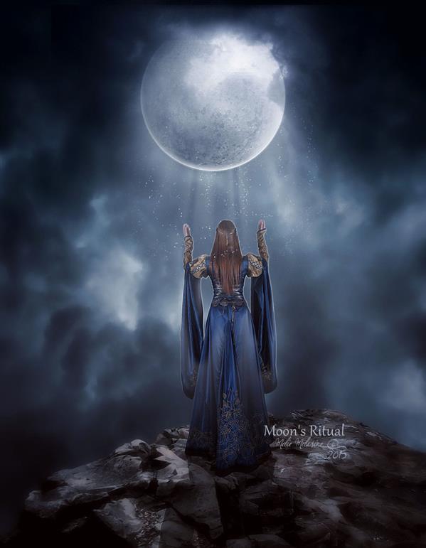 Moon Ritual Photo Manipulation