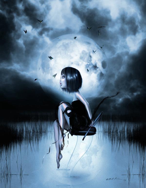 Once in a Blue Moon Photo Manipulation
