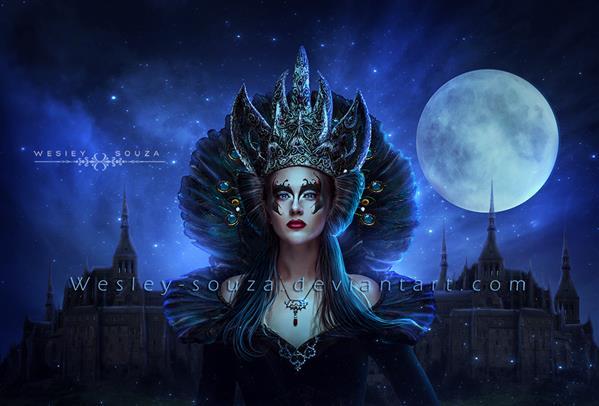 Queen of the Moon Photo Manipulation