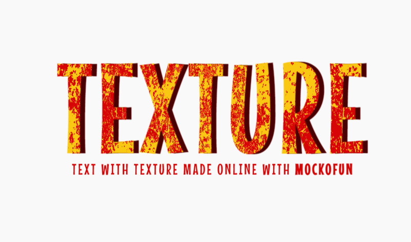 Text with Texture