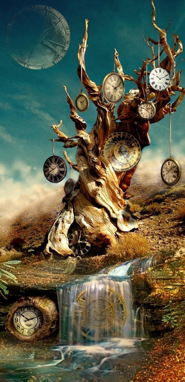 Time flows Photoshop Manipulation