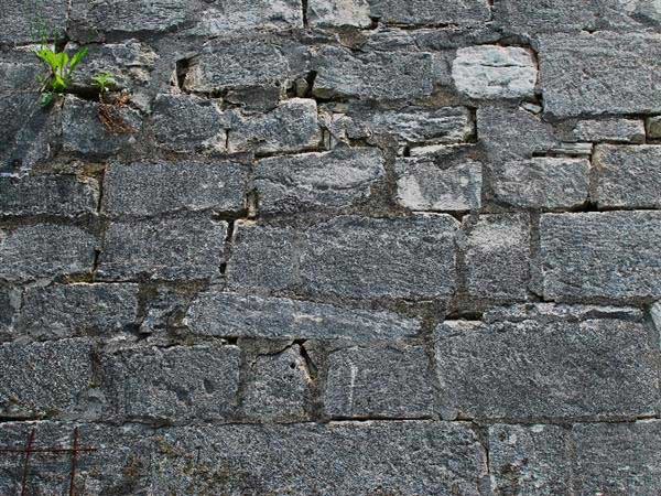 Castle Gray Square Stone Wall Texture