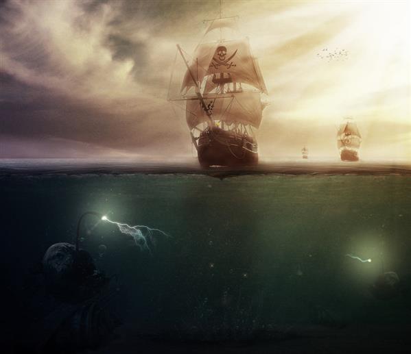 Pirates Ocean Adventures Photoshop Manipulation