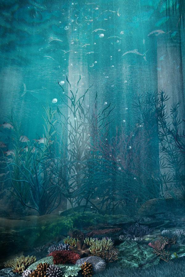 Premade Background Under The Sea Photoshop