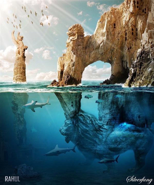 Underwater Kingdom Fantasy Photo Manipulation