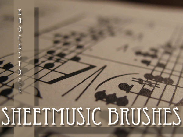 Sheet
Music Brushes by KnockStock photoshop resource collected by psd-dude.com from deviantart