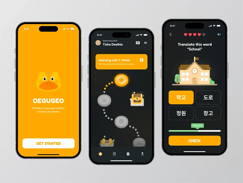 Language Learning Mobile App